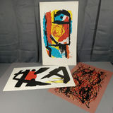 George Guzzi Abstract Signed Serigraphs - thumbnail 1 of 13