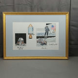 George Guzzi Framed Illustration / Astronaut Autographs - thumbnail 1 of 10