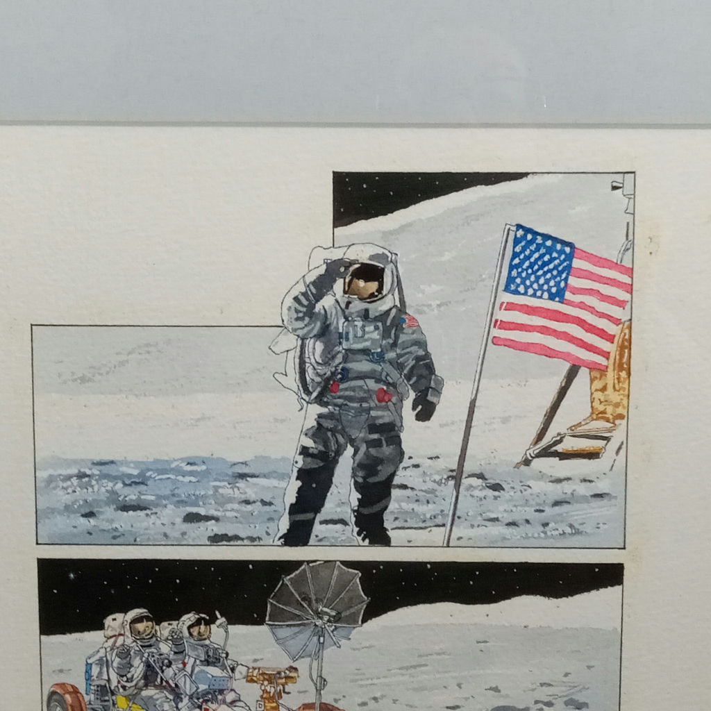 George Guzzi Framed Illustration / Astronaut Autographs - image 5 of 10