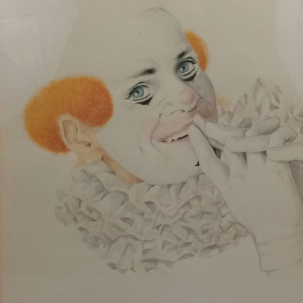 Ben Black Framed Clown Art - image 1 of 15