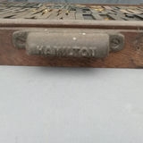 Antique Hamilton Printer's Letterpress Tray & Type - thumbnail 7 of 9