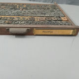 Antique Hamilton Printer's Letterpress Tray & Type - thumbnail 9 of 9