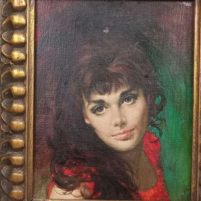 Lou Marchetti Framed Oil on Canvas - Image 1 of 9