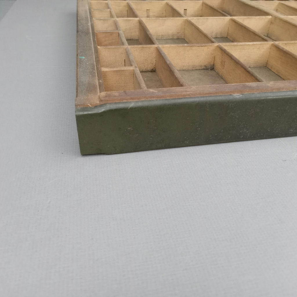 Antique Printer's Letterpress Tray - image 5 of 7