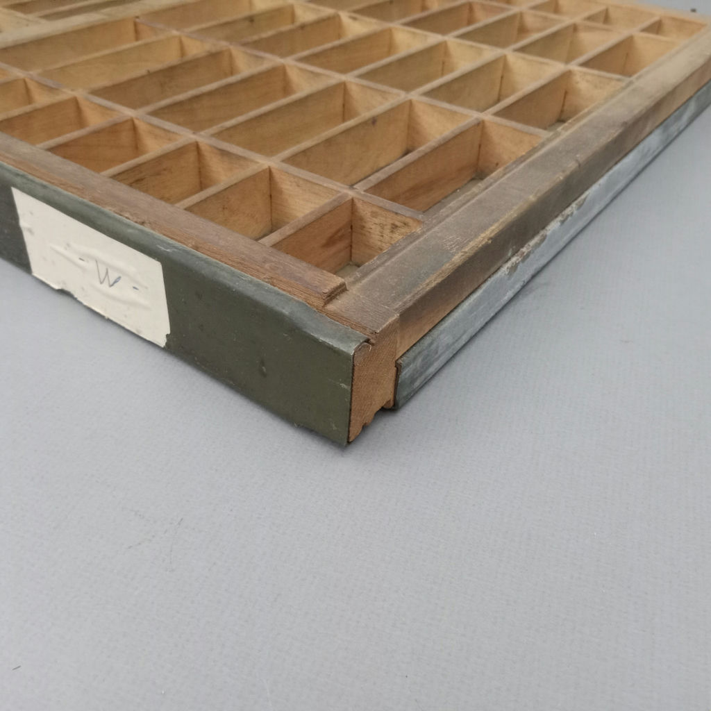 Antique Printer's Letterpress Tray - image 7 of 7
