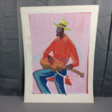 Guitar Player Screen Print - thumbnail 3 of 4