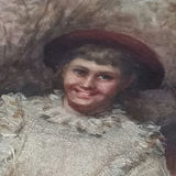 Antique Framed Portrait of a Young Girl - thumbnail 6 of 8