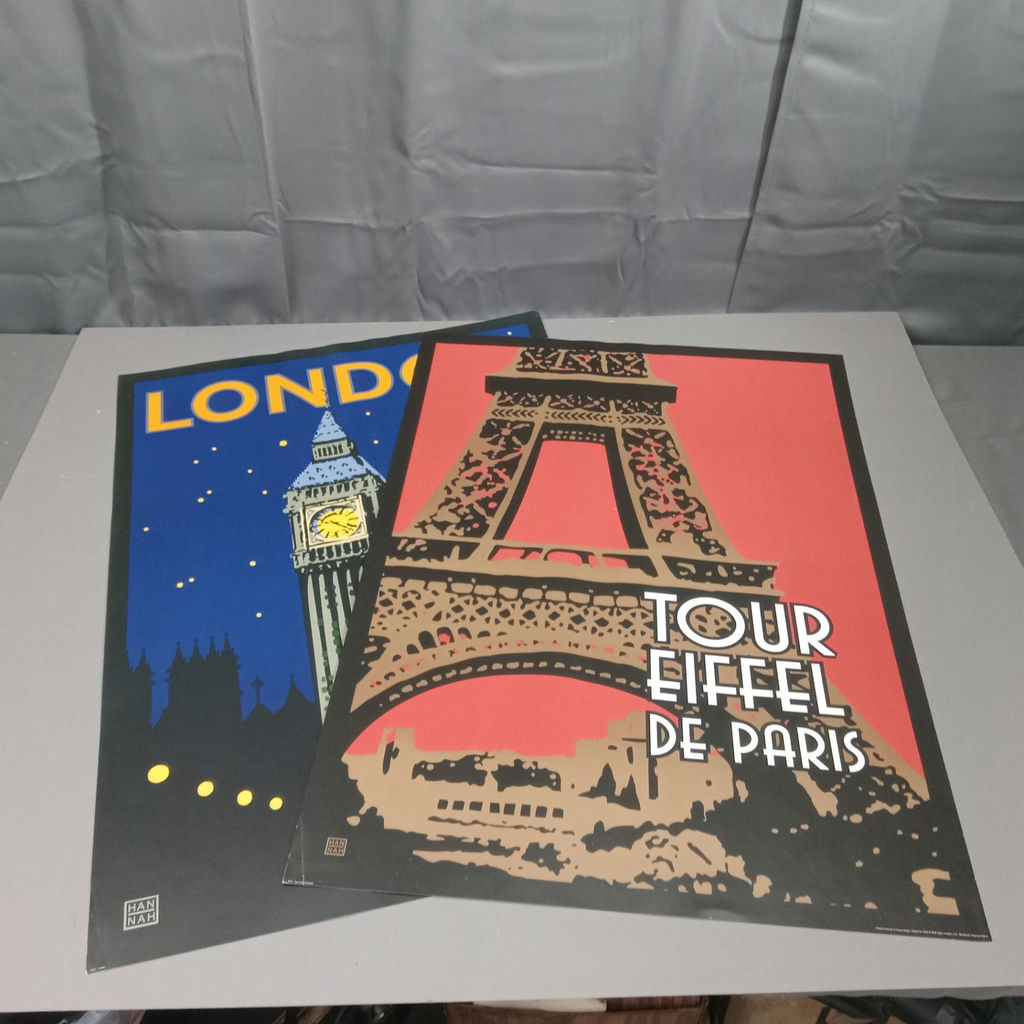 Linnea Design London & Paris Posters - image 1 of 10