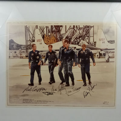 George Guzzi / Astronaut Signed Photo of Art - Image 1 of 10