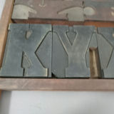 Antique Hamilton Printer's Letterpress Tray & Type - thumbnail 3 of 10