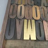 Antique Hamilton Printer's Letterpress Tray & Type - thumbnail 3 of 9
