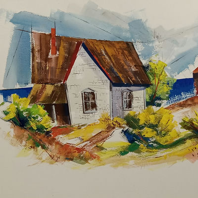 Philip Hicken Signed Beach Art - Image 1 of 13
