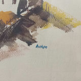 Philip Hicken Framed Watercolor on Paper - thumbnail 4 of 7