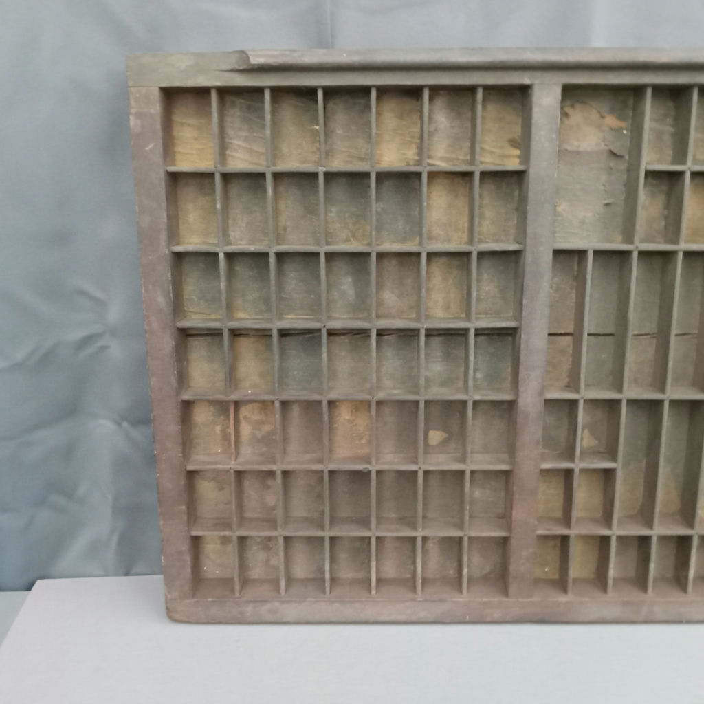 Antique Printer's Letterpress Tray - image 2 of 9