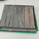 Antique Letterpress Type Blocks - Large Size - thumbnail 4 of 7