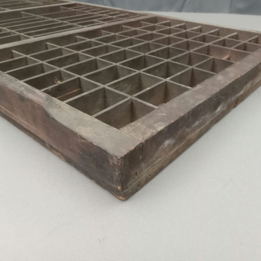 Antique Printer's Letterpress Tray - image 9 of 9
