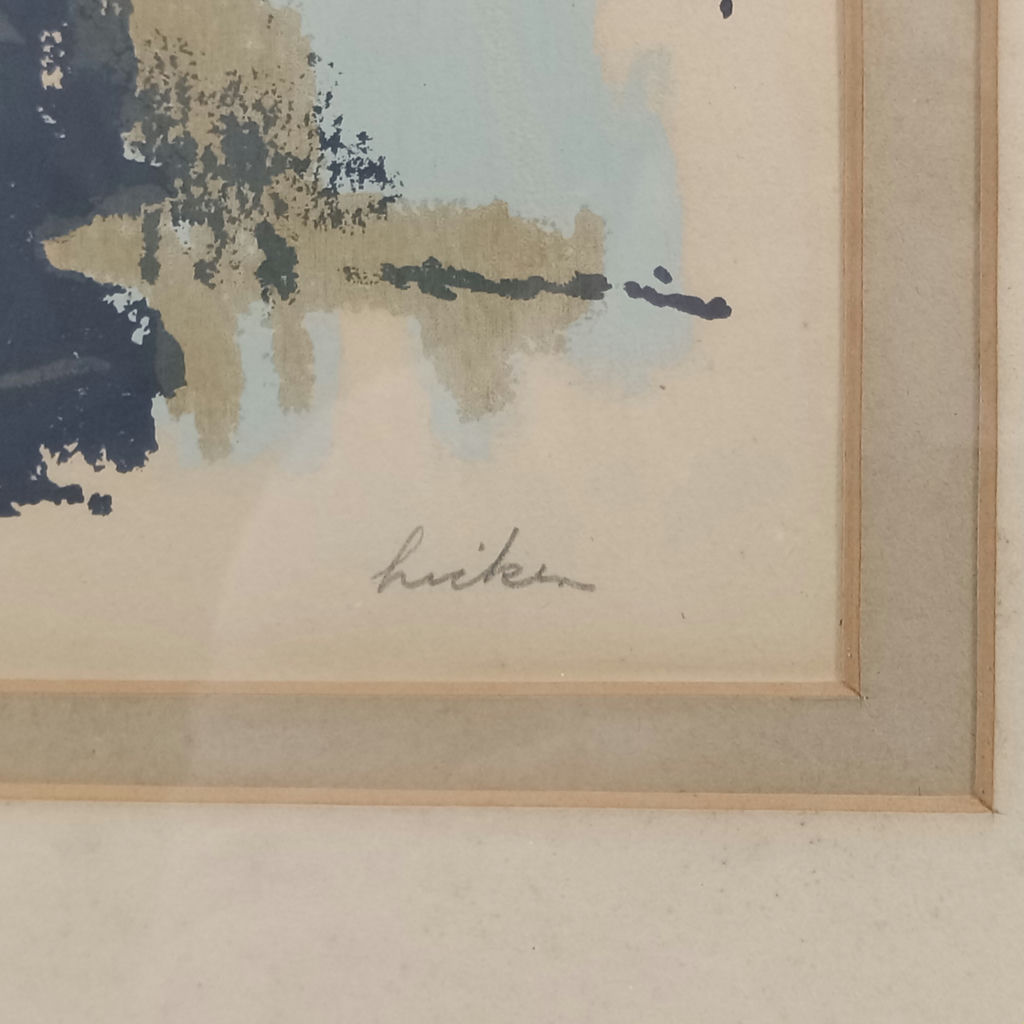Philip Hicken "Fisherman" Signed Serigraph - image 6 of 9
