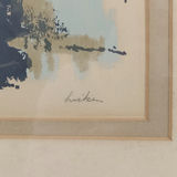 Philip Hicken "Fisherman" Signed Serigraph - thumbnail 6 of 9