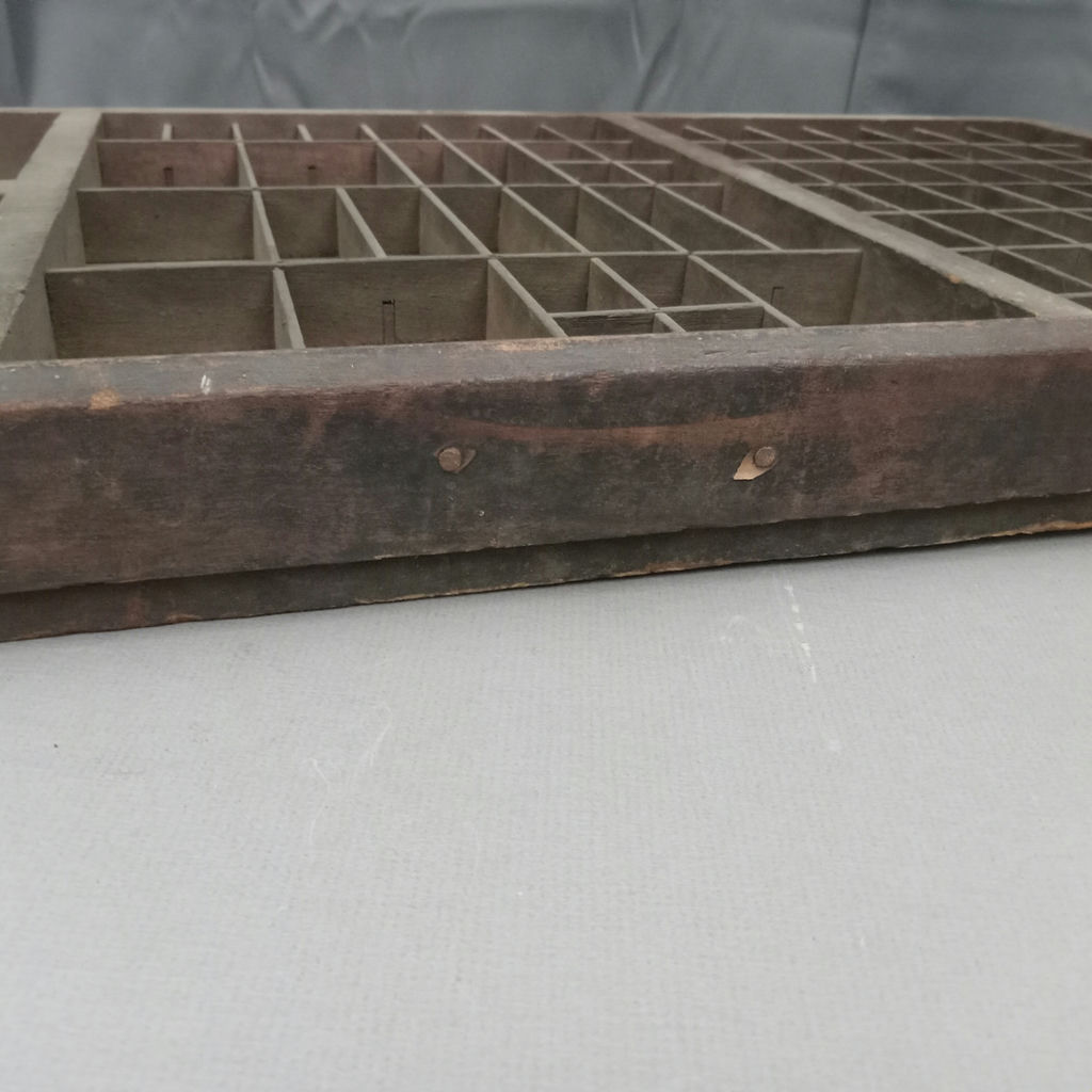 Antique Printer's Letterpress Tray - image 8 of 9