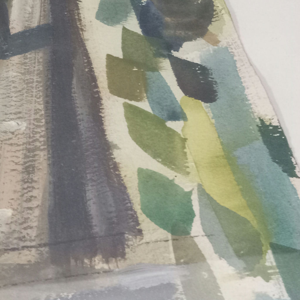 Philip Hicken Framed Acrylic on Paper - image 5 of 7