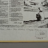 Milton Caniff Sketch & Poem - thumbnail 4 of 6