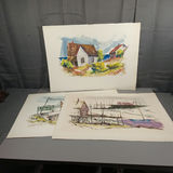 Philip Hicken Signed Beach Art - thumbnail 2 of 13