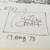 Milton Caniff Sketch & Poem - thumbnail 5 of 6