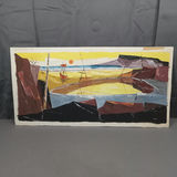 Philip Hicken Acrylic on Paper Beach Scenes - thumbnail 8 of 10