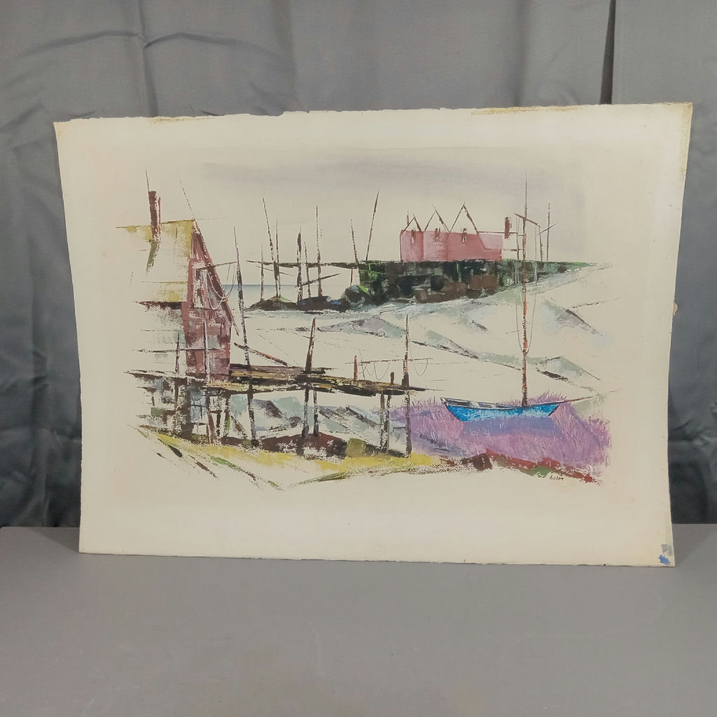 Philip Hicken Signed Beach Art - image 5 of 13