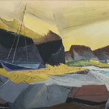 Philip Hicken Acrylic on Paper Beach Scenes - thumbnail 4 of 10