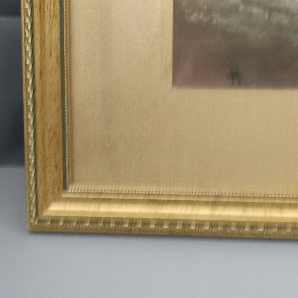 Antique Framed Pastel Landscape - image 5 of 7