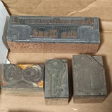 Antique Metal & Wood Letterpress Blocks - thumbnail 2 of 17