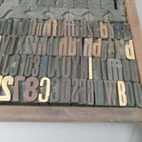 Antique Hamilton Printer's Letterpress Tray & Type - thumbnail 6 of 9
