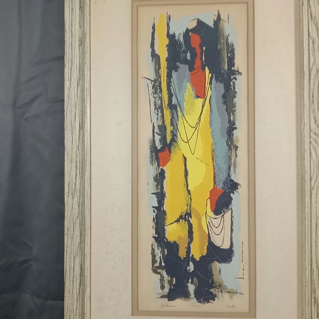 Philip Hicken "Fisherman" Signed Serigraph - image 3 of 9