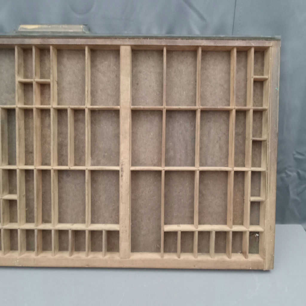 Antique Printer's Letterpress Tray - image 3 of 7