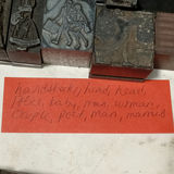 Antique Lead Letterpress Blocks - thumbnail 5 of 12