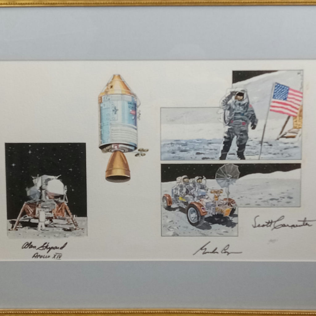 George Guzzi Framed Illustration / Astronaut Autographs - image 2 of 10