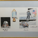 George Guzzi Framed Illustration / Astronaut Autographs - thumbnail 2 of 10