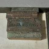 Antique Metal & Wood Letterpress Blocks - thumbnail 8 of 13