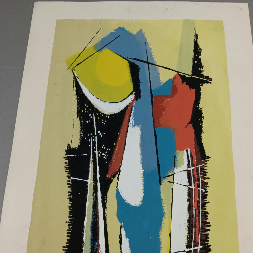 Philip Hicken Abstract Signed Serigraphs - image 7 of 9