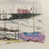 Philip Hicken Signed Beach Art - thumbnail 6 of 13