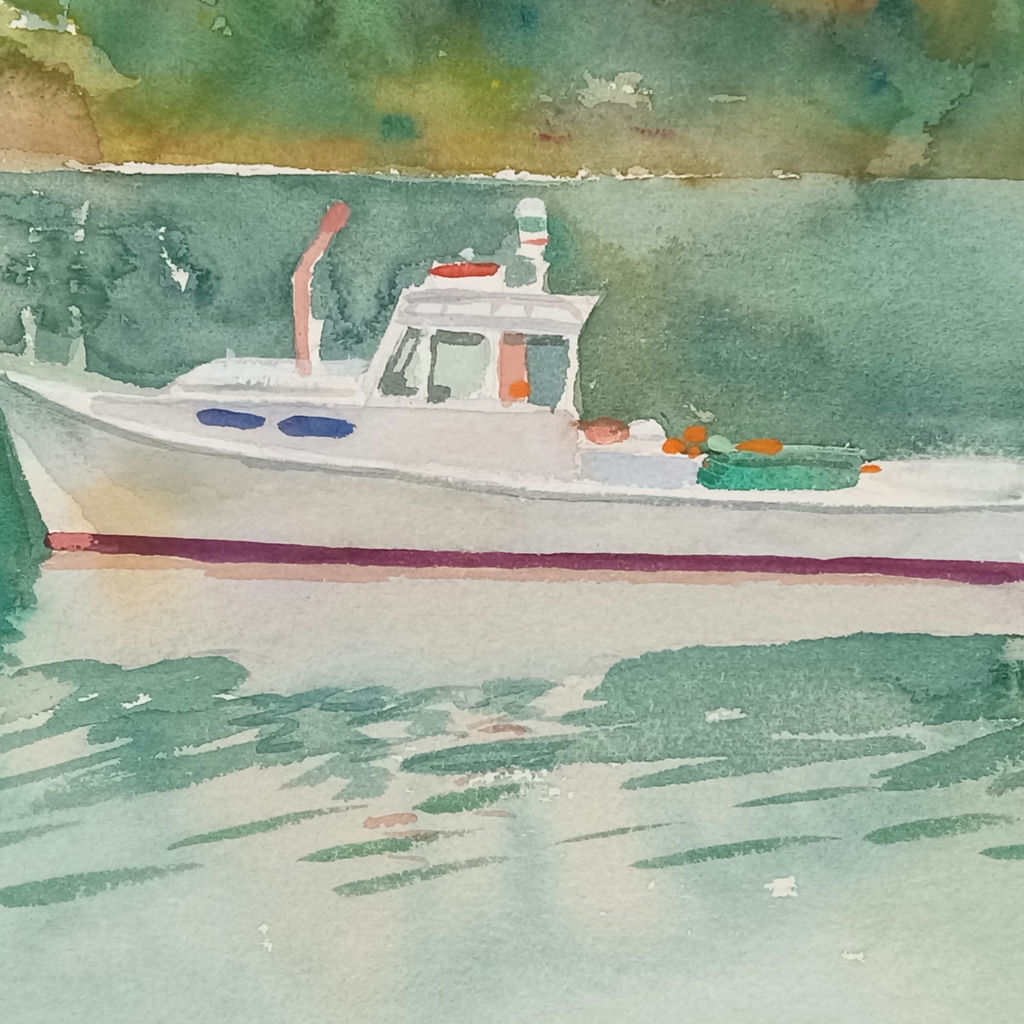 George Guzzi Watercolors - 2 If By Sea - image 7 of 9