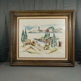 Philip Hicken Framed "Maine Watch" - thumbnail 2 of 7