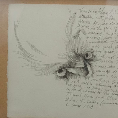 Alan Cober Framed Art & Signed Book - Image 1 of 16