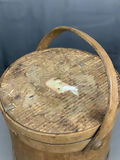 Antique Firkin Basket/ Sugar Bucket - thumbnail 2 of 8