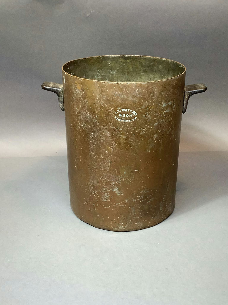 Antique Watkins Copper Pot - image 1 of 12