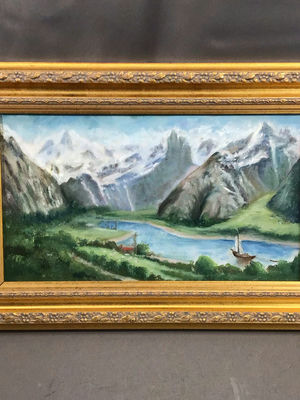 Unsigned Acrylic On Canvas - Image 1 of 4
