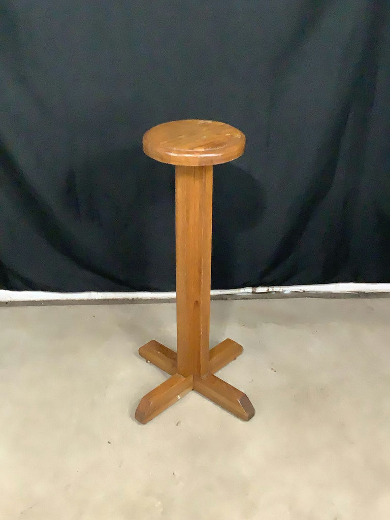 Antique Oak Stand - image 2 of 2