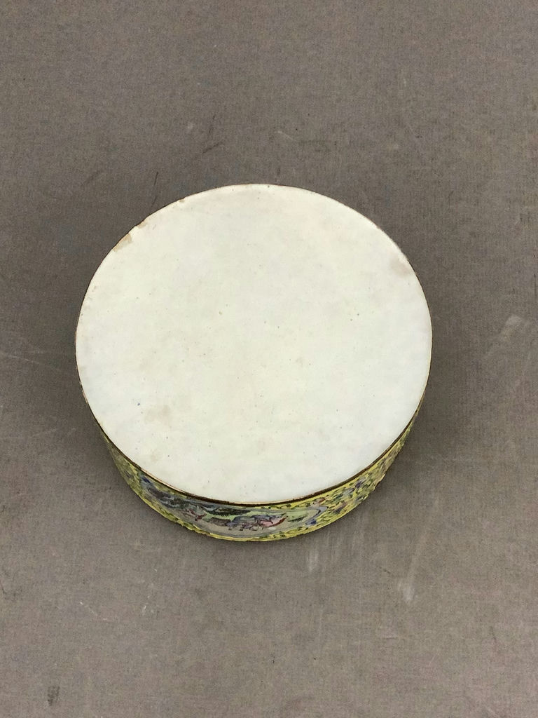 Antique Chinese Canton Famille Box - image 3 of 6