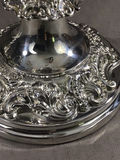 Ornate Silver Plate Candelabra - thumbnail 3 of 9